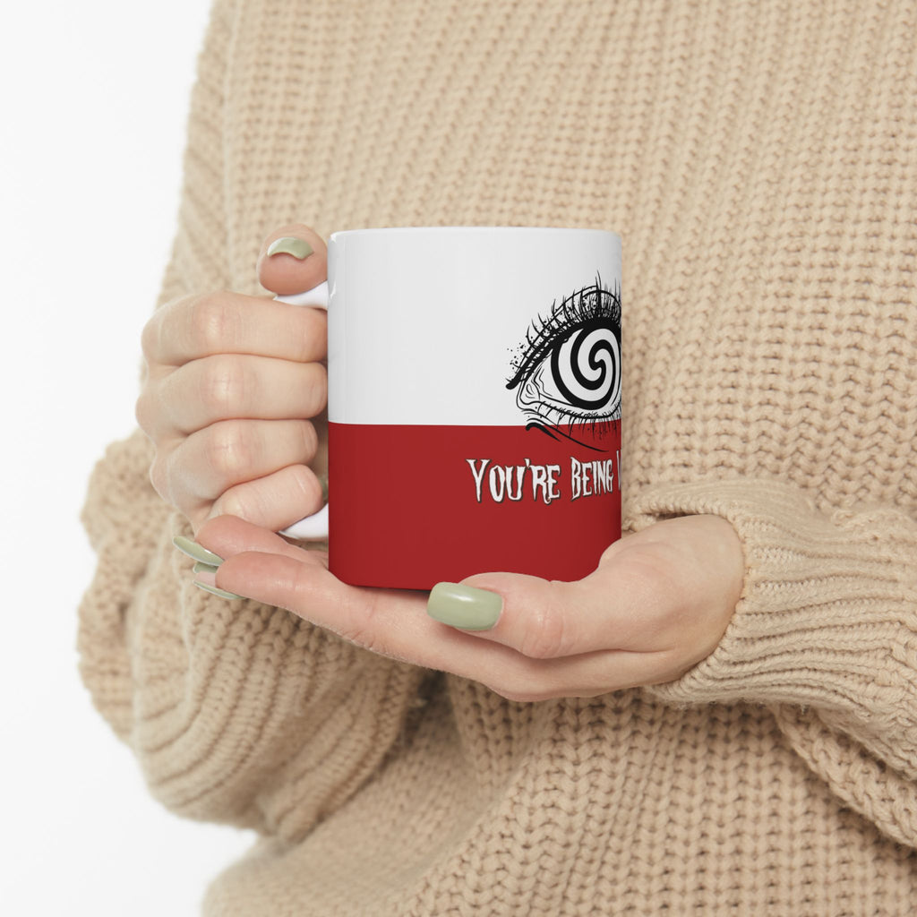 Eye-Opening Ceramic Mug - Dystopian Mug for Coffee Lovers