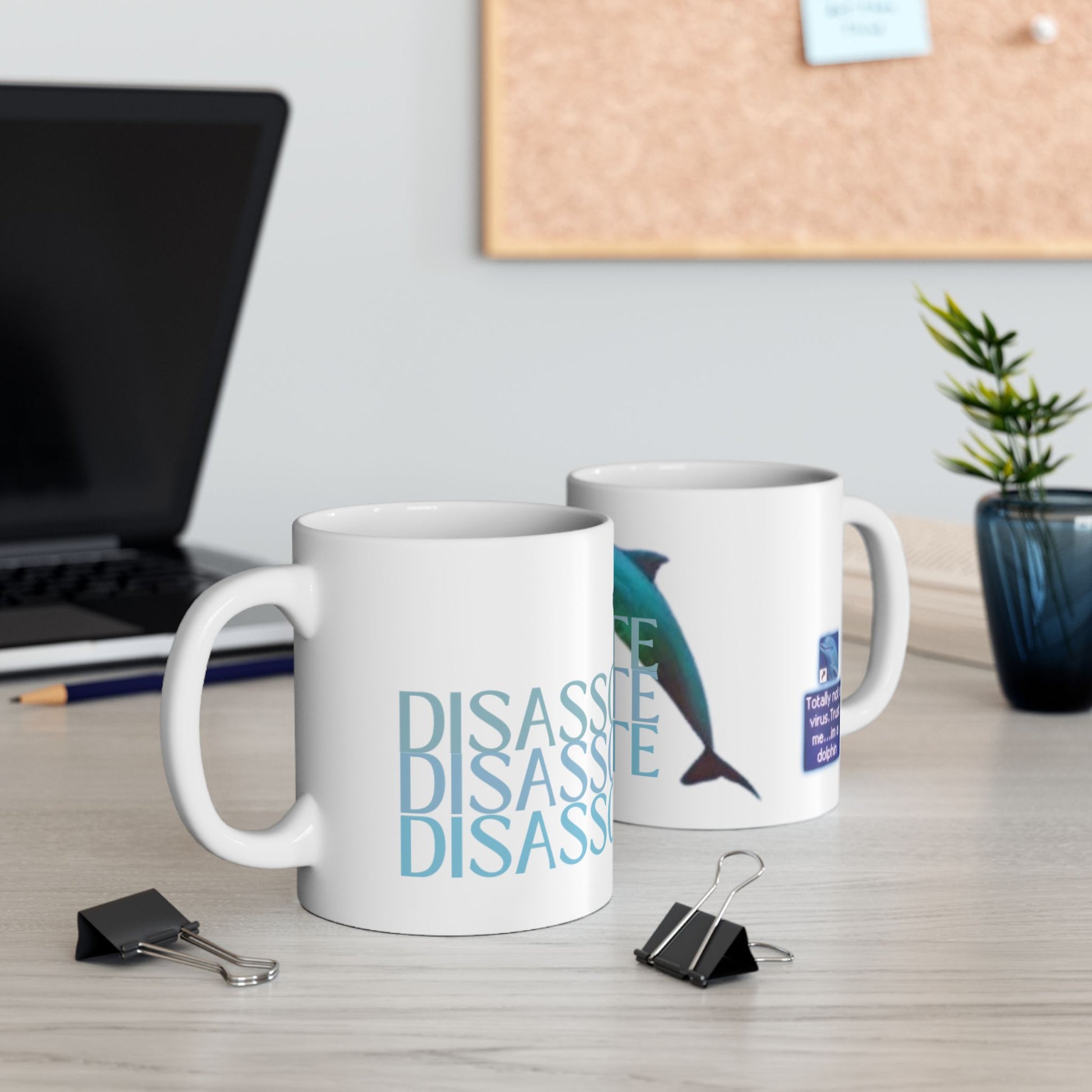 Mug - Dissociate Dolphin Humor Satire Mug for Coffee Drinkers