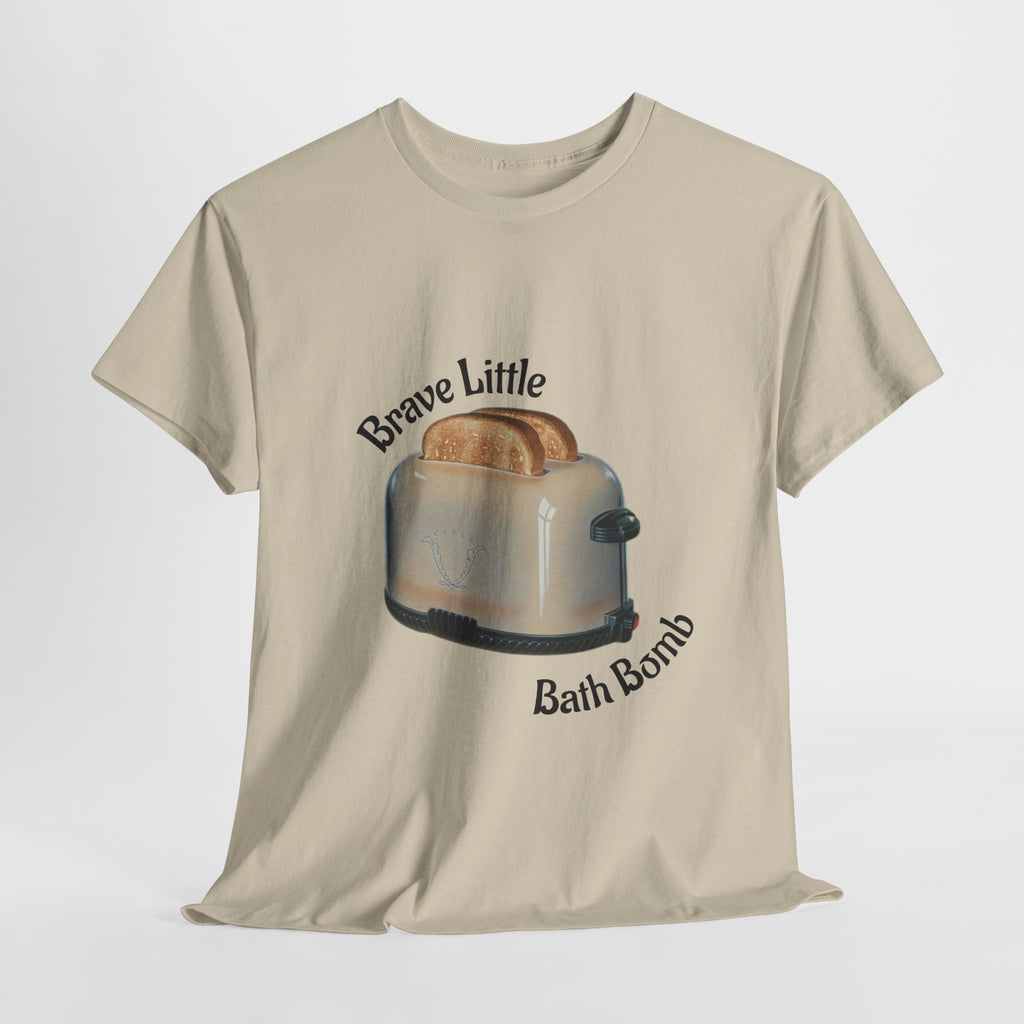 Brave Little Bath Bomb Tee, Dark Humor Retro T-Shirt