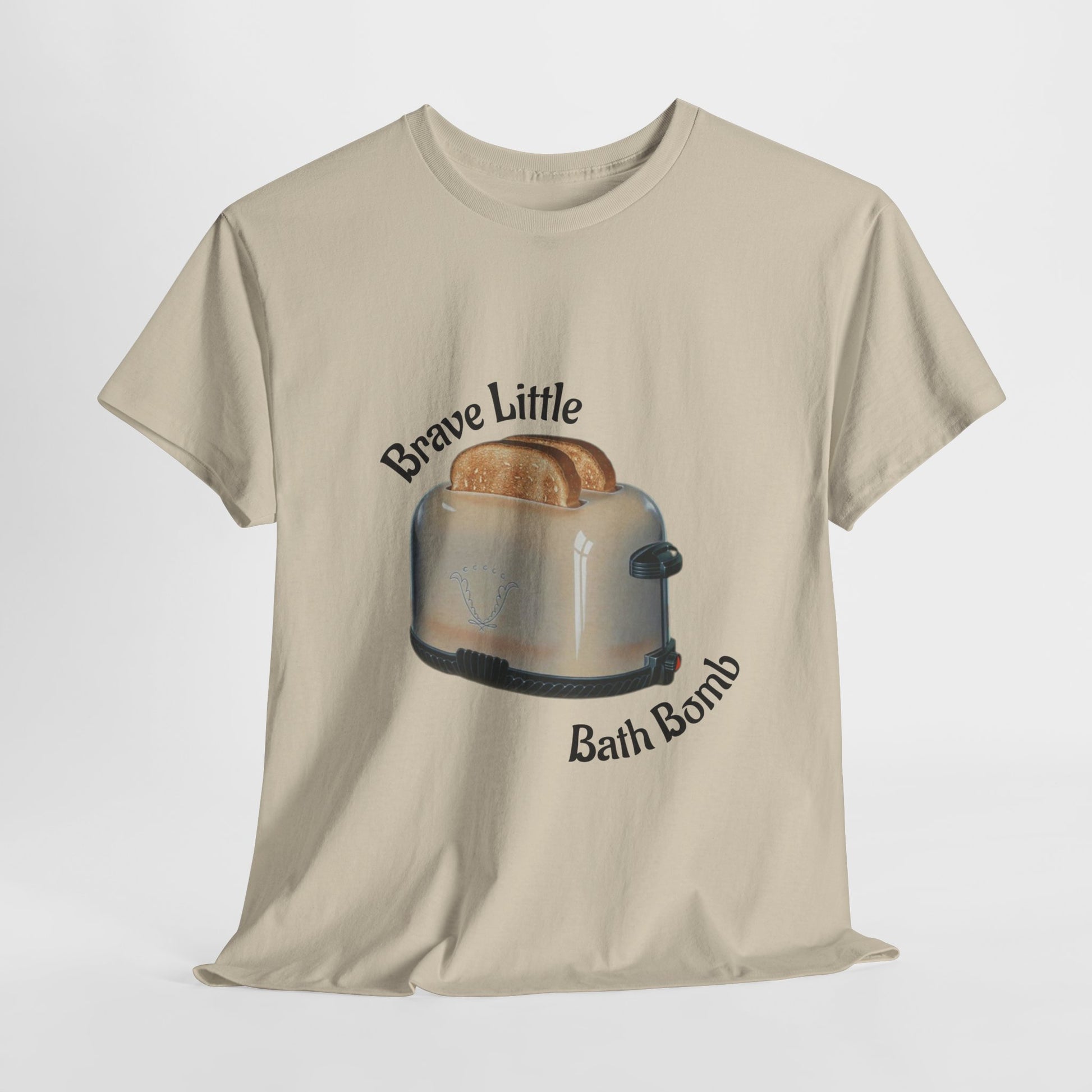 Brave Little Bath Bomb Tee, Dark Humor Retro T-Shirt