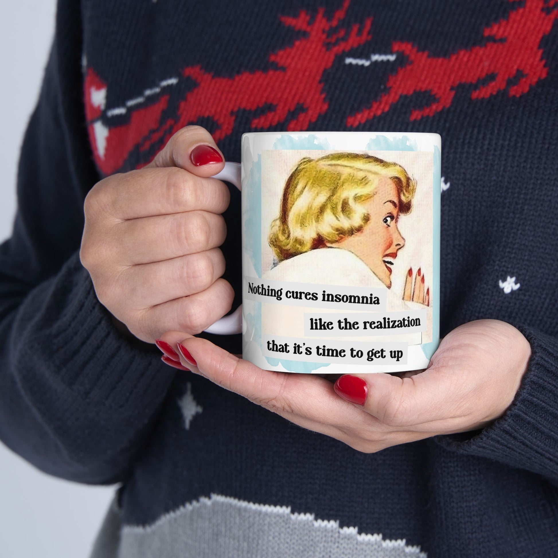 Anti Motivational Ceramic Mug – Not A Morning Person – 11oz