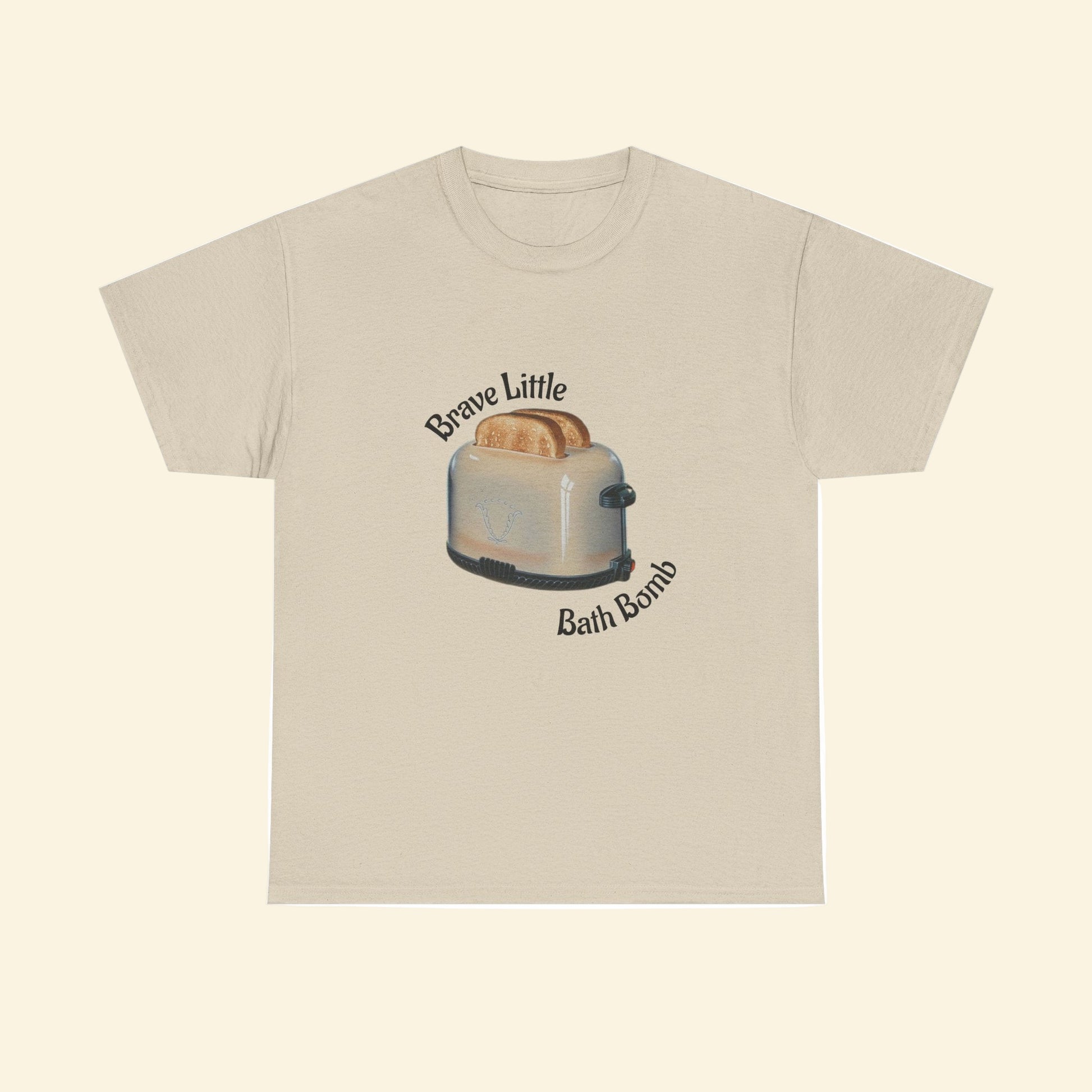 Brave Little Bath Bomb Tee, Dark Humor Retro T-Shirt