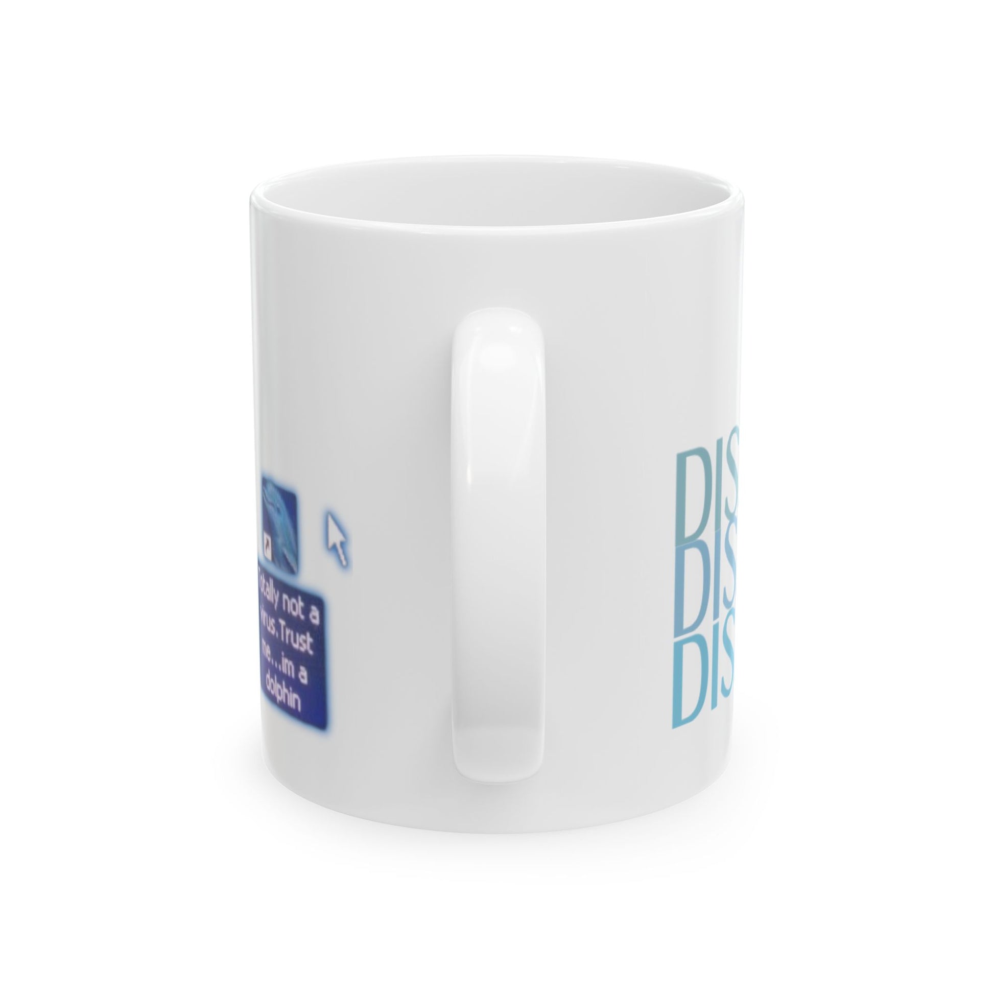 Mug - Dissociate Dolphin Humor Satire Mug for Coffee Drinkers