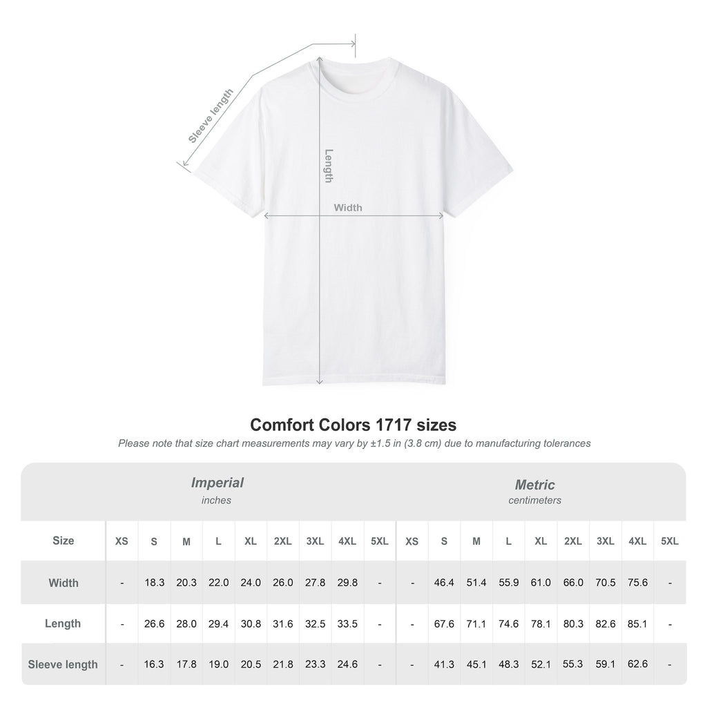 Dystopian Garment-Dyed T-Shirt - "Leaving Reality, Entering Fiction" Graphic Tee for Book Lovers