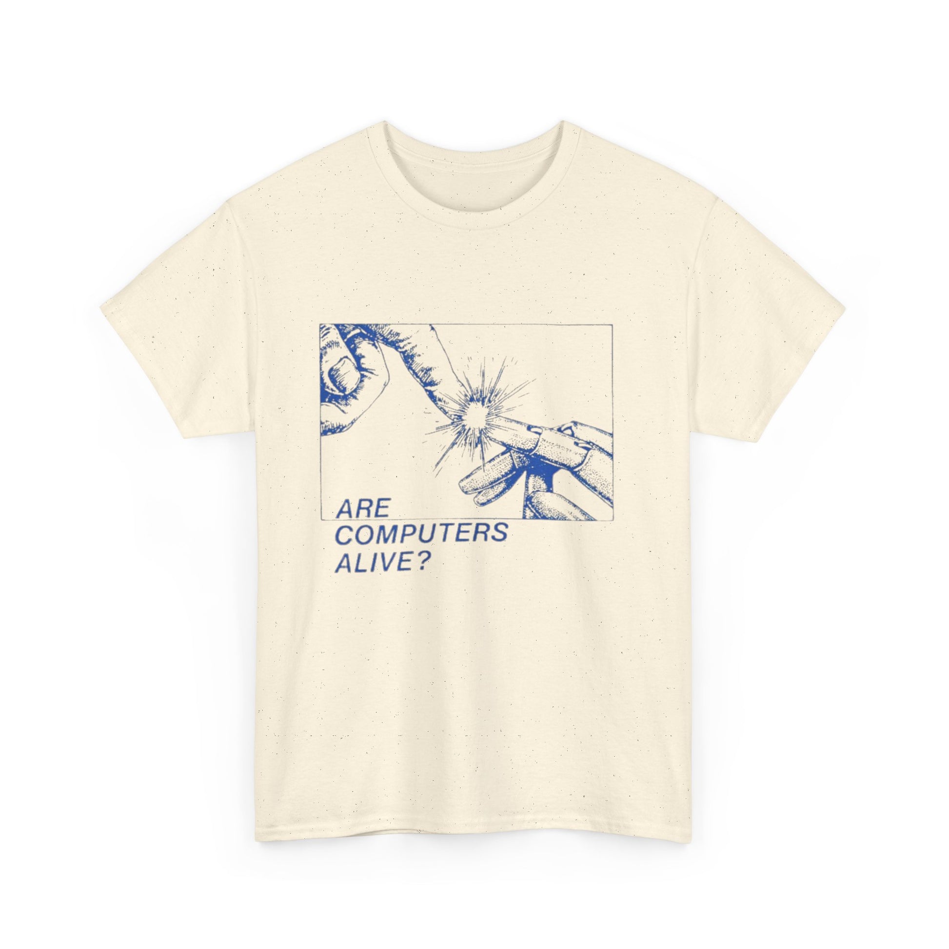 Philosophical Graphic Tee, Casual Unisex Cotton Shirt for Tech Lovers