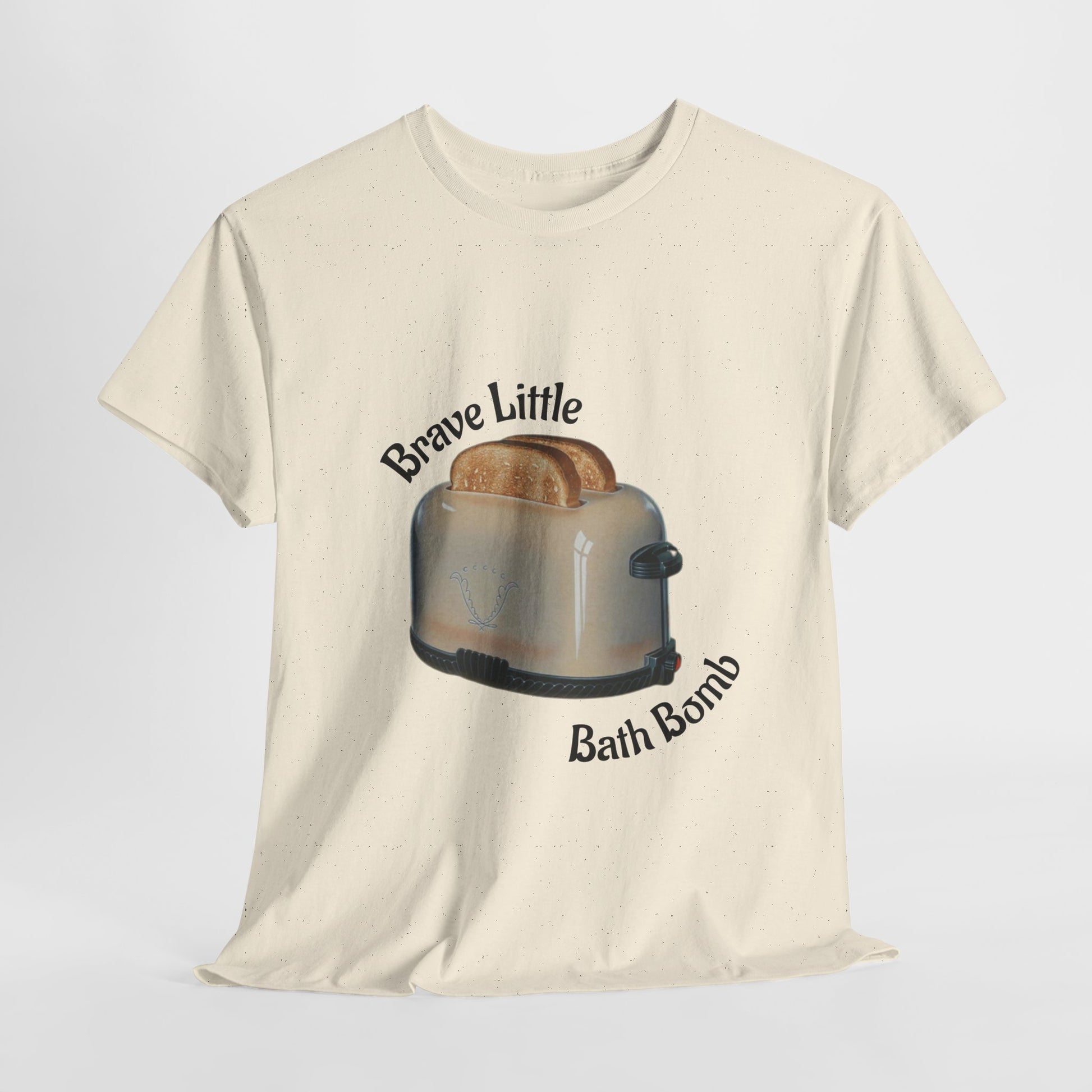Brave Little Bath Bomb Tee, Dark Humor Retro T-Shirt