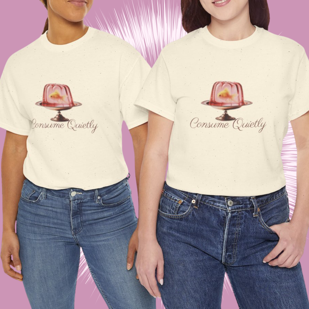 Quality Consumption Tee, Corporate Propaganda Shirt Sustainable Fashion