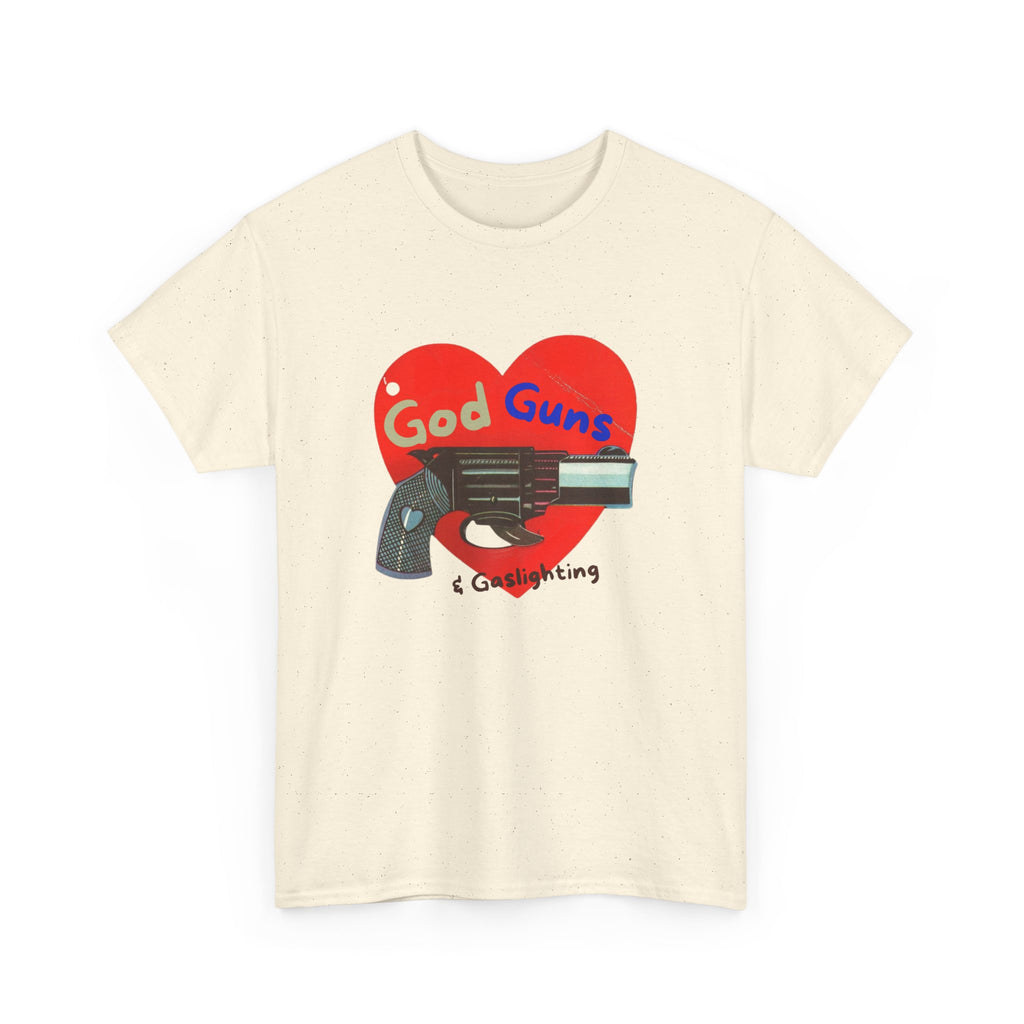 God Guns Unisex Heavy Cotton Tee | Ironic Retro Graphic Tee