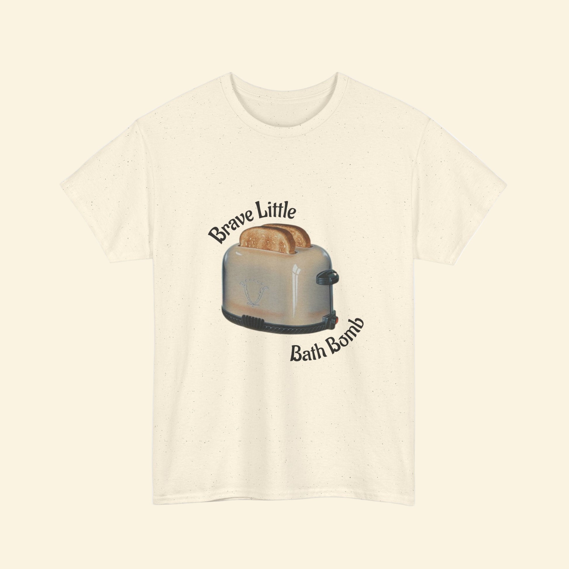 Brave Little Bath Bomb Tee, Dark Humor Retro T-Shirt
