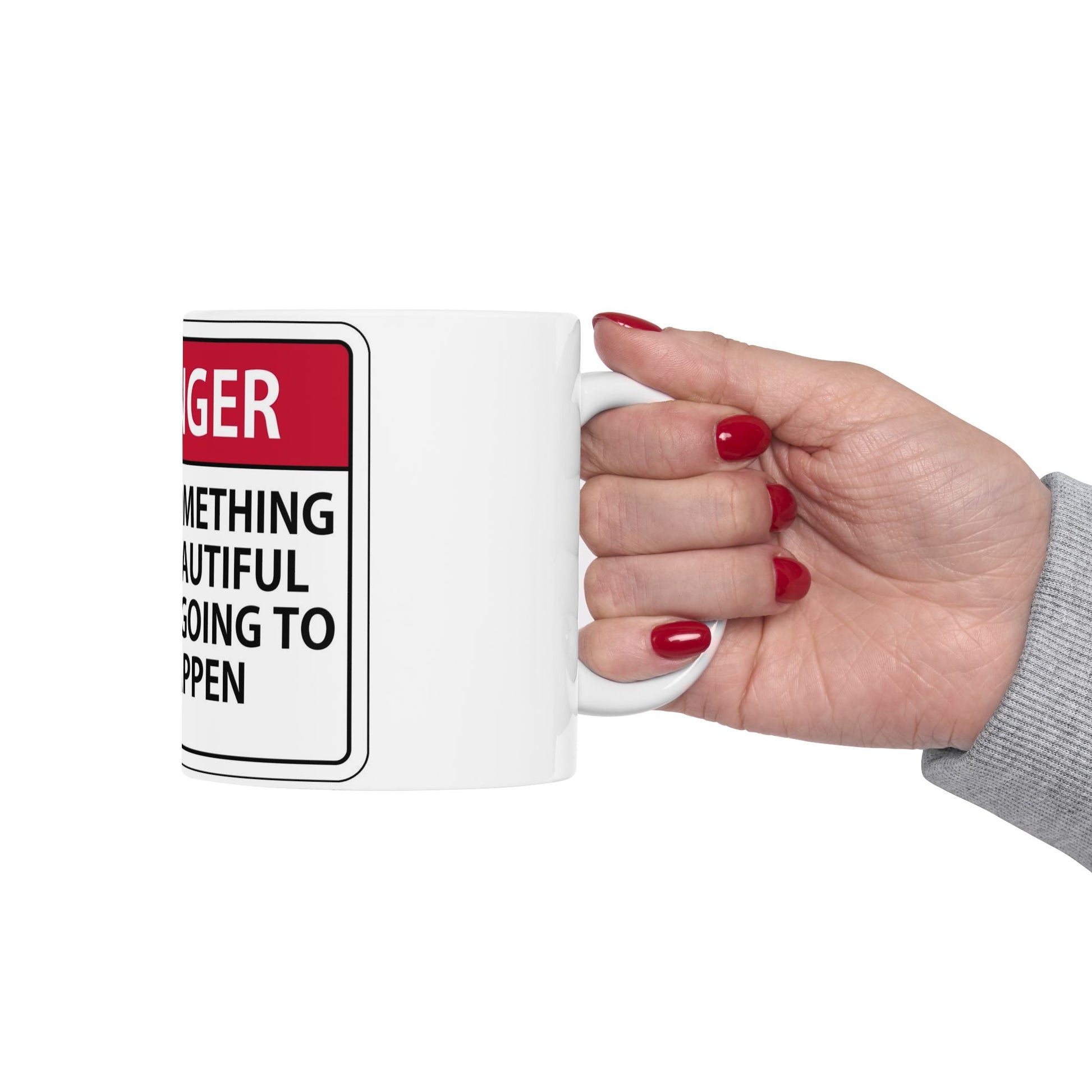 Funny Warning Ceramic Mug - Perfect Gift for Nihilistic Coffee Lovers