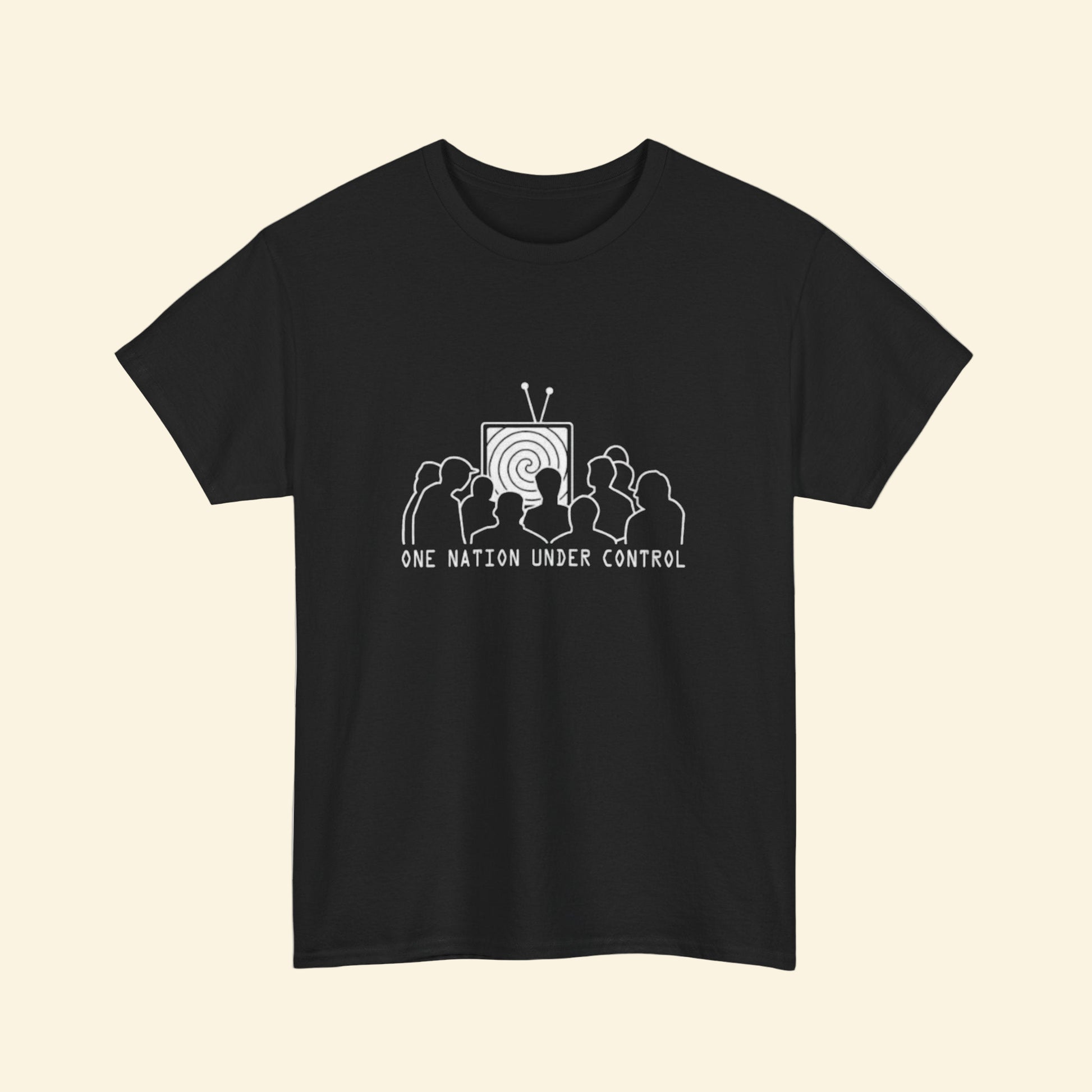 SciFi Unisex Heavy Cotton Tee - One Nation Under Control Casual Statement Tee
