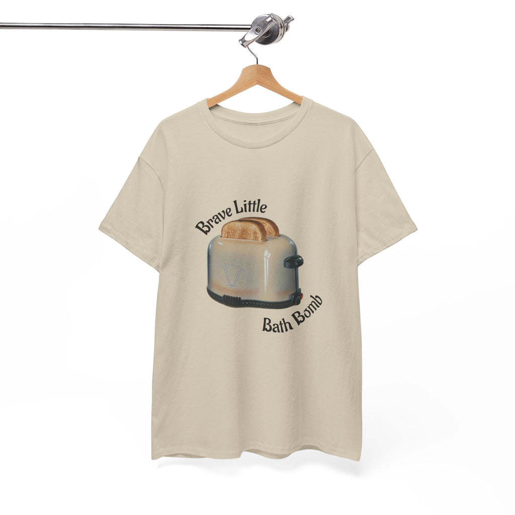 Brave Little Bath Bomb Tee, Dark Humor Retro T-Shirt