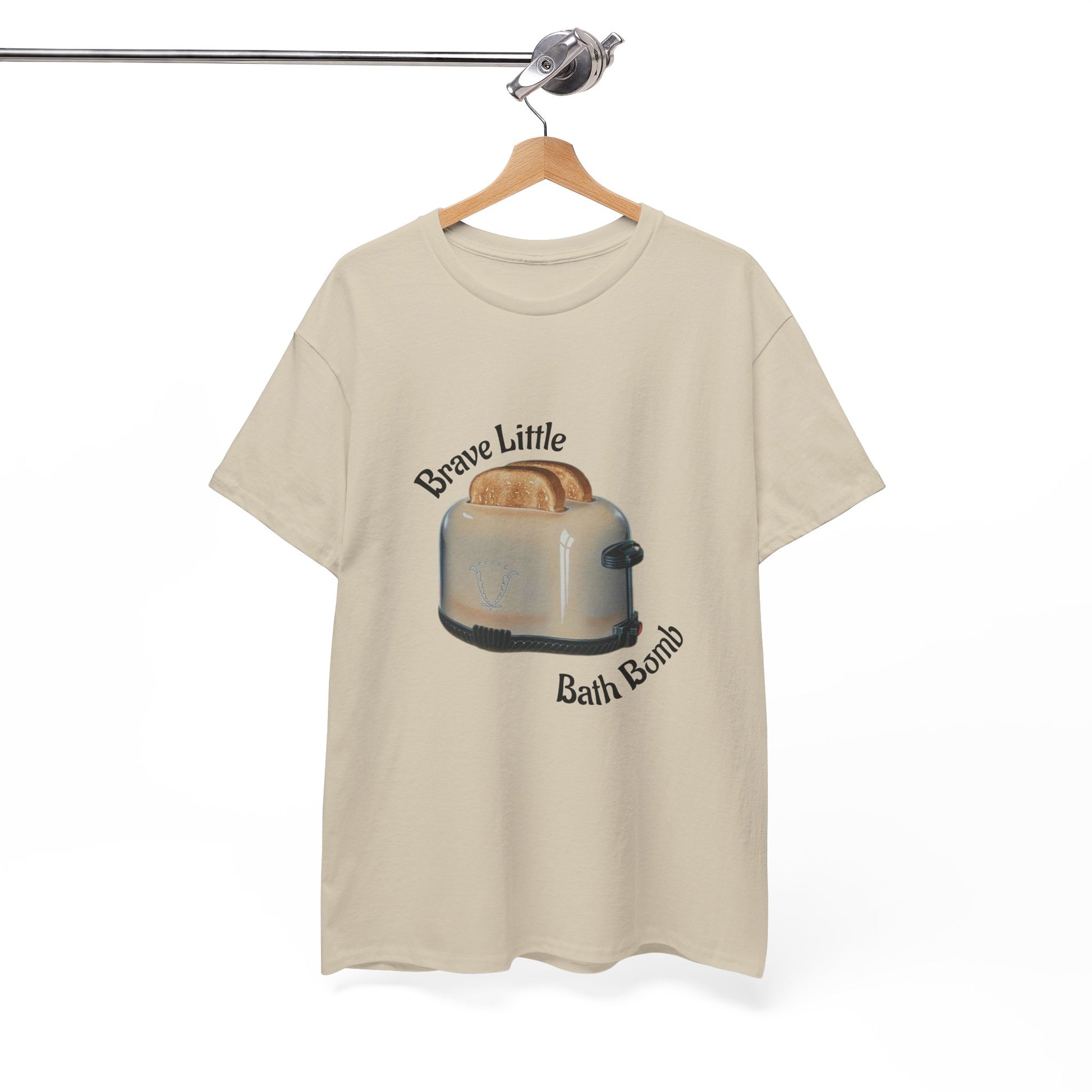 Brave Little Bath Bomb Tee, Dark Humor Retro T-Shirt