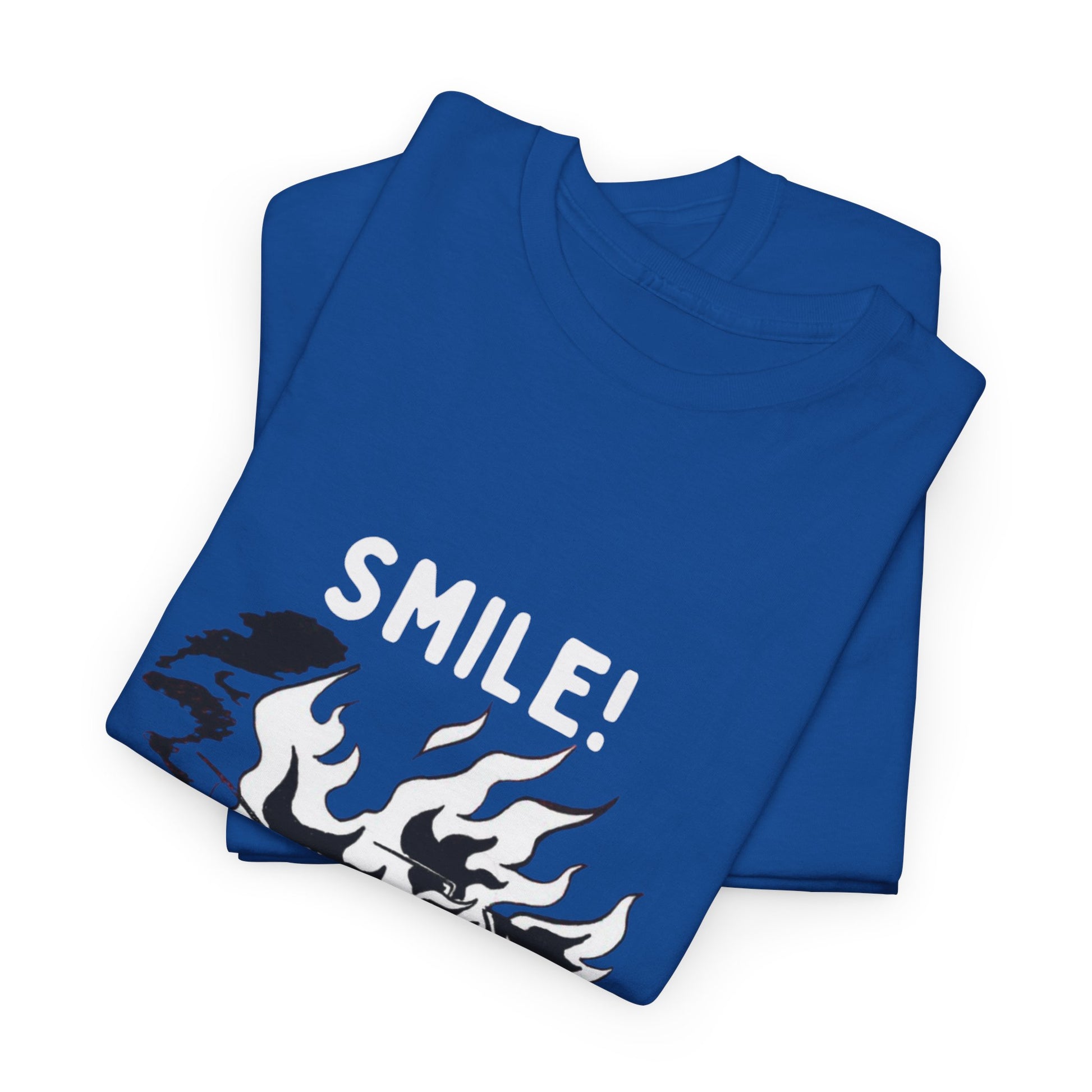 Retro Political Humor Tee – “Smile! It’s Riot Season!” Unisex Shirt