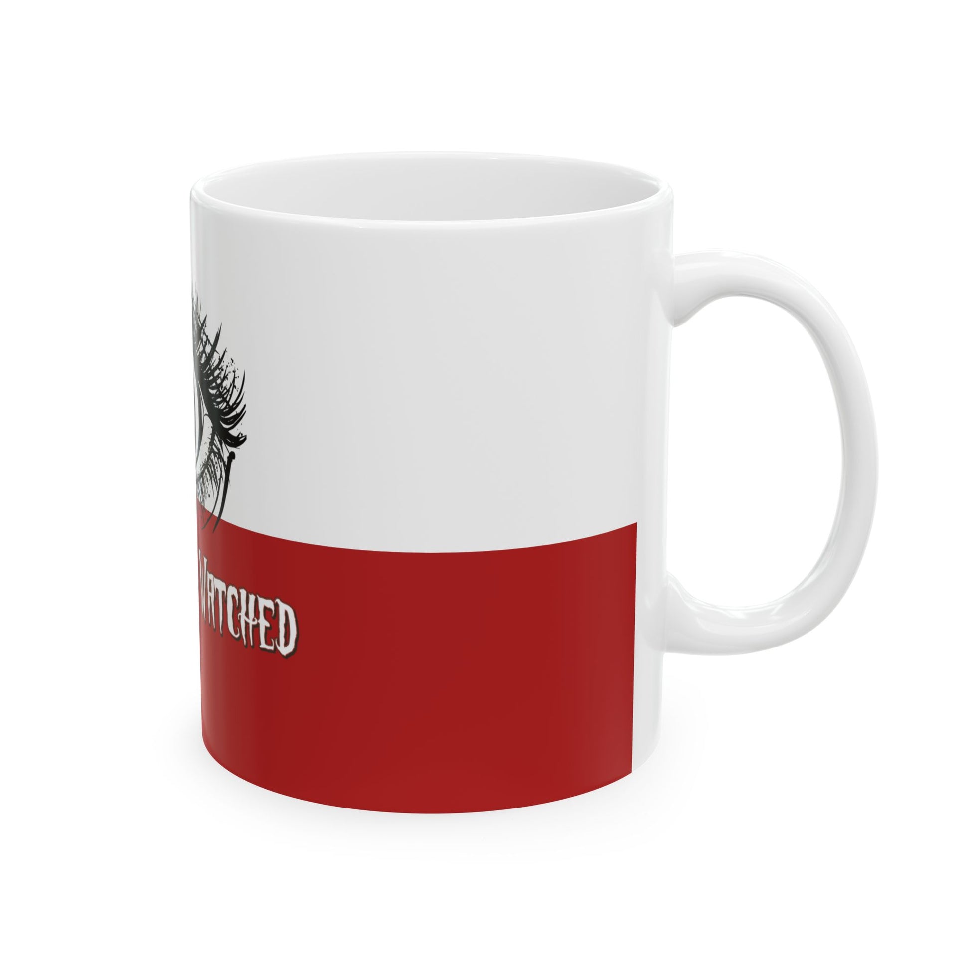 Eye-Opening Ceramic Mug - Dystopian Mug for Coffee Lovers