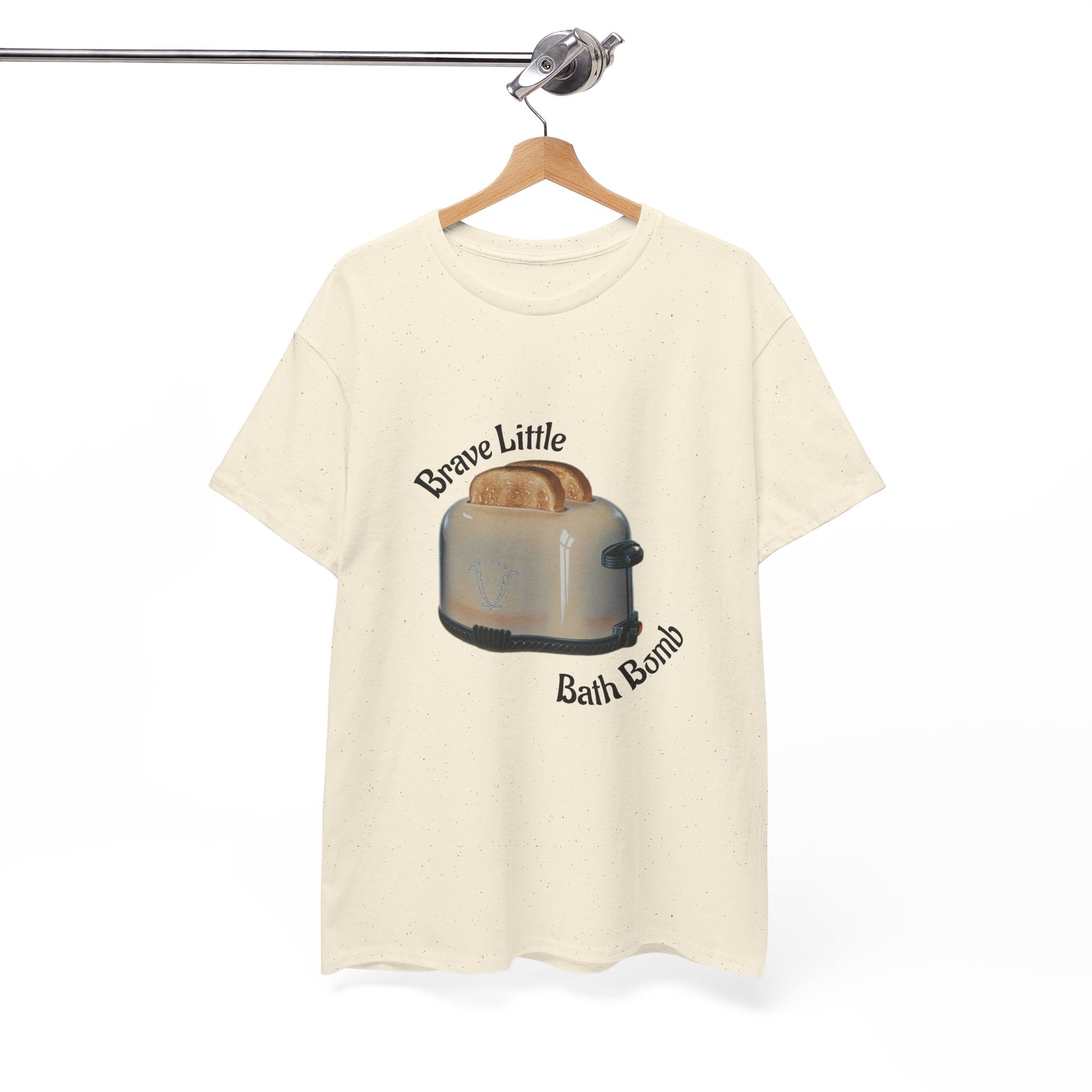 Brave Little Bath Bomb Tee, Dark Humor Retro T-Shirt
